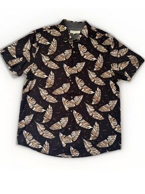 Tricots St Raphael Men's Short-sleeve Button-down Shirt Size XL NWT